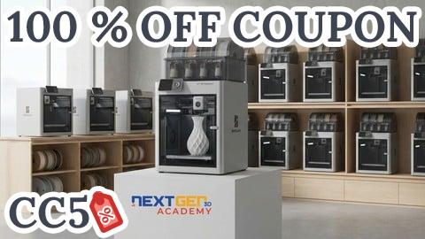 [100% OFF Coupon] 3D Printing Masterclass: Beginner to Pro with Complete Start