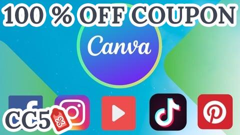 [100% OFF Coupon] Canva for Social Media Graphic Design and Video Editing