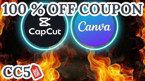 [100% OFF Coupon] CapCut and Canva Masterclass Graphic Design With Video Edit