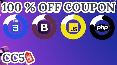 [100% OFF Coupon] CSS, Bootstrap ,JavaScript, PHP Full Stack Crash Course