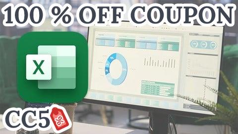 [100% OFF Coupon] Excel Data Mastery: Formulas, Functions, Charts, and Graphs