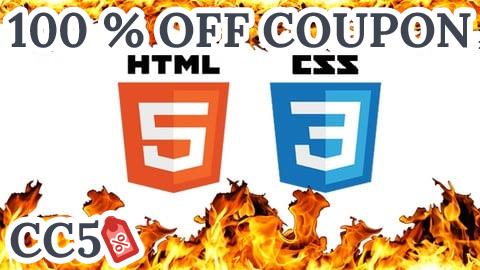 [100% OFF Coupon] HTML and CSS for Beginners From Basic to Advance