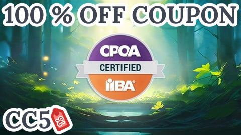 [100% OFF Coupon] IIBA CPOA Exam Prep: 1290 Practice Questions & Tests