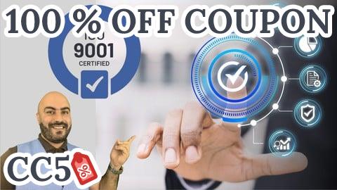 [100% OFF Coupon] ISO 9001:2015 The Quality Management Systems Master Class
