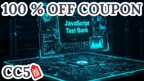 [100% OFF Coupon] JavaScript Proficiency Test Bank