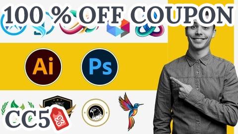 [100% OFF Coupon] Master Logo Design with Photoshop Illustrator Zero to Pro