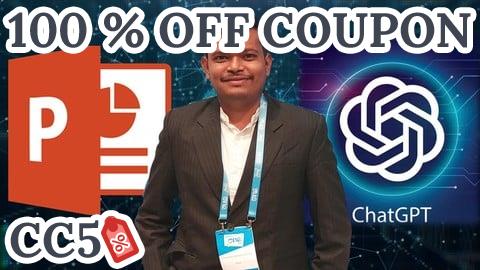 [100% OFF Coupon] Mastering ChatGPT (AI) and PowerPoint presentation