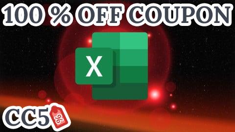 [100% OFF Coupon] Microsoft Excel Masterclass: Learn Excel Step by Step