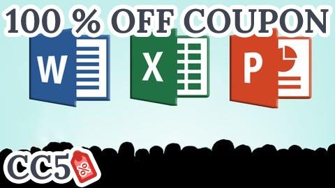 [100% OFF Coupon] Microsoft Office: Word, Excel, PowerPoint  من الصفر للاحتراف