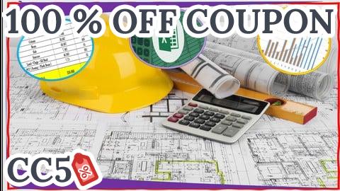 [100% OFF Coupon] MS-Excel For Civil Engineers for Project Planning  From Zero