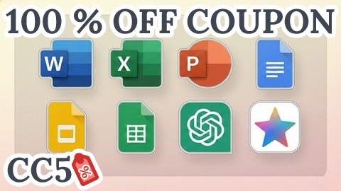 [100% OFF Coupon] MS Office With AI Masterclass  Microsoft, Google ChatGPT