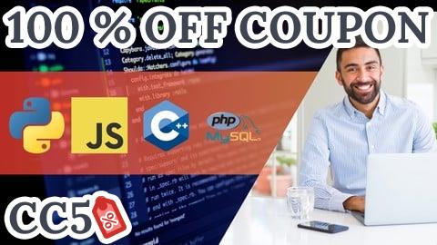 [100% OFF Coupon] Programming Bootcamp with Python, JavaScript, C++, PHP MySql