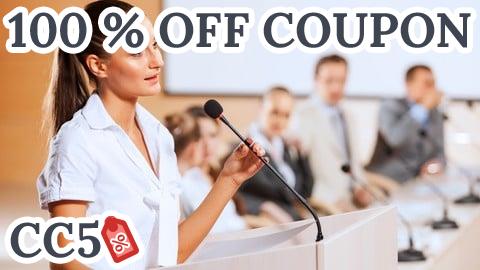 [100% OFF Coupon] Public Speaking for Women