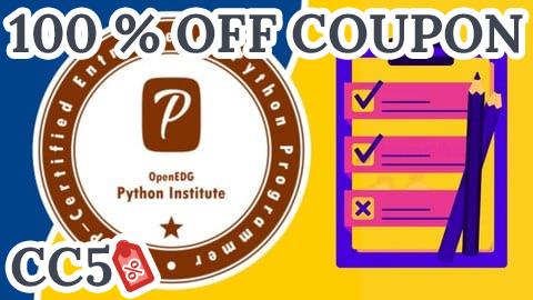 [100% OFF Coupon] Python Certification Exam PCEP-30-02 - Preparation (2026)