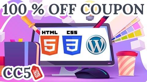 [100% OFF Coupon] Web Design Course with HTML CSS and Wordpress